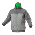 HEINER Куртка водостойкая темно-серая/зеленая 3XL (58)
