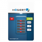 HOEGERT Биты ударные SL4, 25 мм, сталь S2, 5 шт. — изображение 2