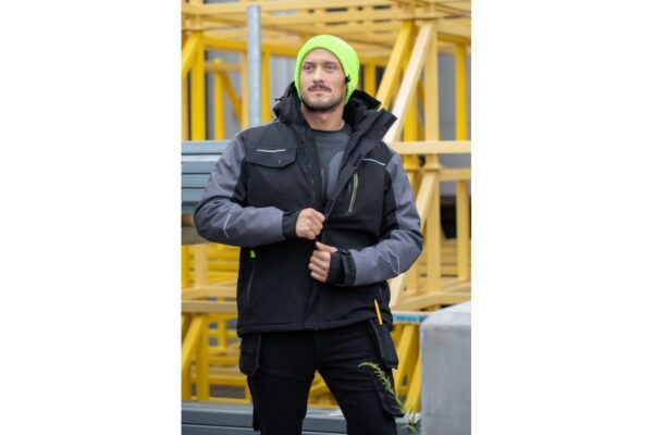 AMOS yтепленная куртка с капюшоном черная XL (54) — изображение 5