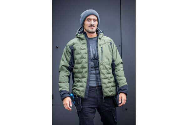 PAUL yтепленная куртка с капюшоном оливковый XL (54) — изображение 3